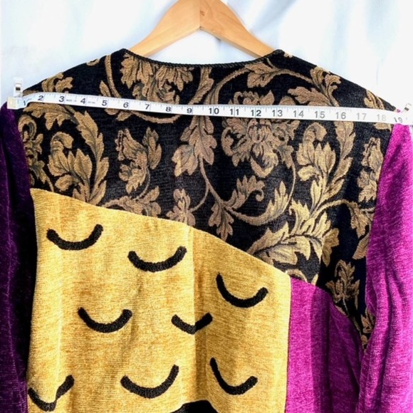 Long Sleeve, Multi-color/Fabric, Lined Jacket by Indigo Moon (L) - Picture 4 of 4